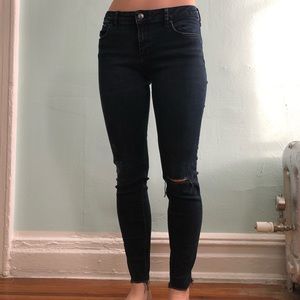 Zara Skinny Jeans Stretch Cropped